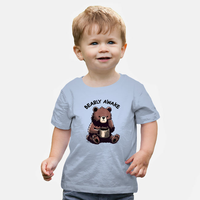 Bearly Awake-Baby-Basic-Tee-fanfreak1