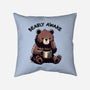 Bearly Awake-None-Removable Cover-Throw Pillow-fanfreak1