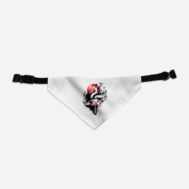 Kitsune Fox Splash-Cat-Adjustable-Pet Collar-fanfreak1