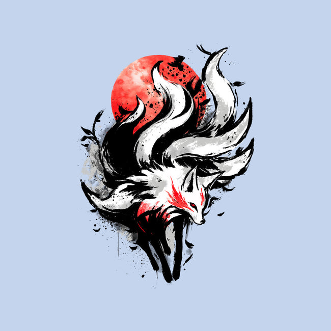 Kitsune Fox Splash-None-Glossy-Sticker-fanfreak1