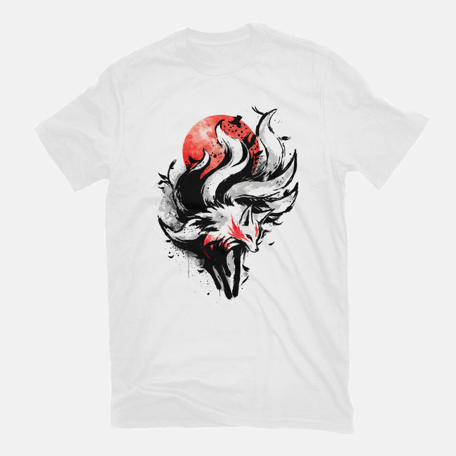 Kitsune Fox Splash-Unisex-Basic-Tee-fanfreak1