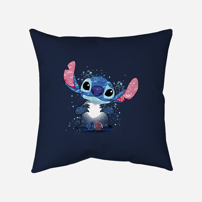 Stitch's Love-None-Removable Cover-Throw Pillow-JamesQJO