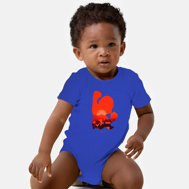 Mario Landscape-Baby-Basic-Onesie-MaxoArt