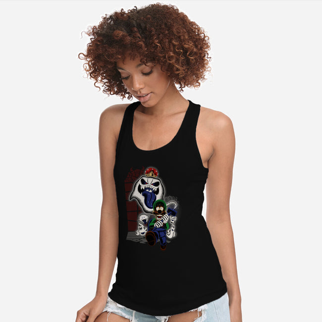 Mansion Ghost-Womens-Racerback-Tank-rmatix