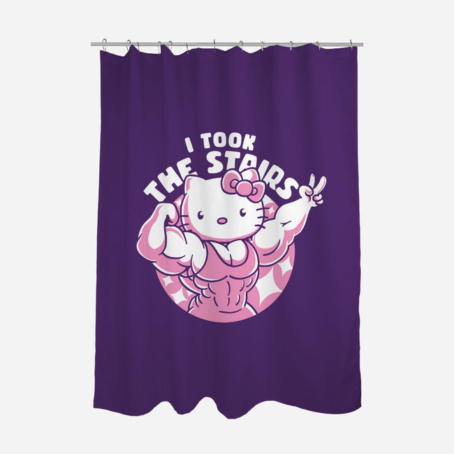 Hello Muscles-None-Polyester-Shower Curtain-estudiofitas