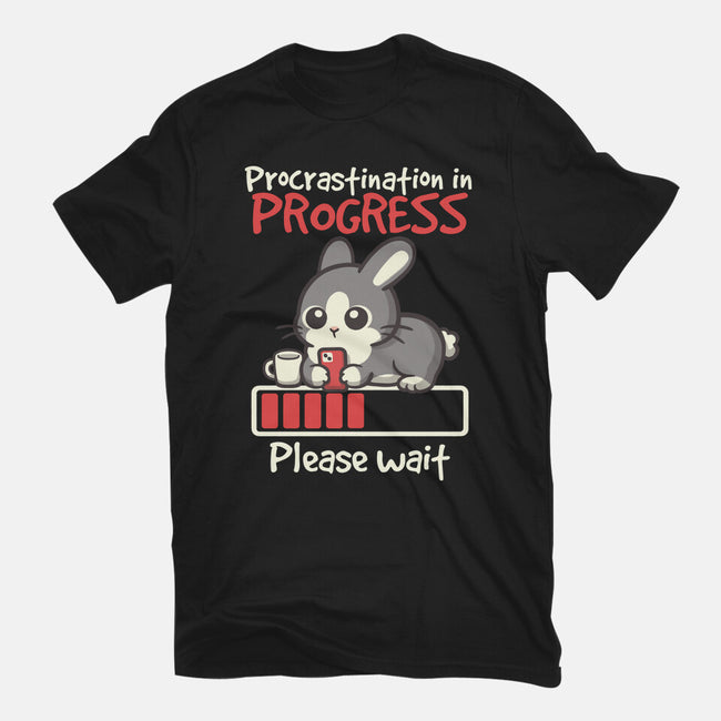 Bunny Procrastination In Progress-Mens-Premium-Tee-NemiMakeit