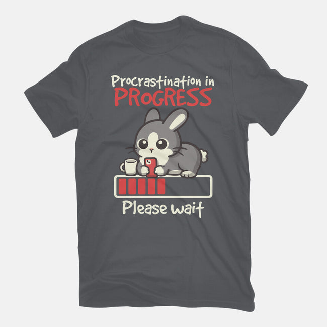 Bunny Procrastination In Progress-Mens-Premium-Tee-NemiMakeit