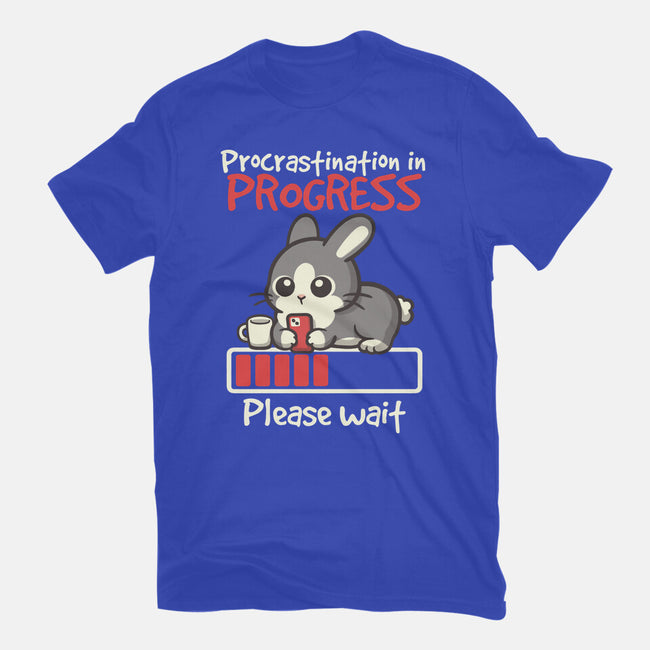 Bunny Procrastination In Progress-Mens-Premium-Tee-NemiMakeit