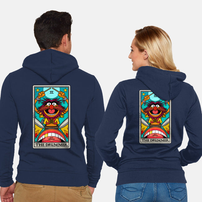 The Drummer-Unisex-Zip-Up-Sweatshirt-drbutler