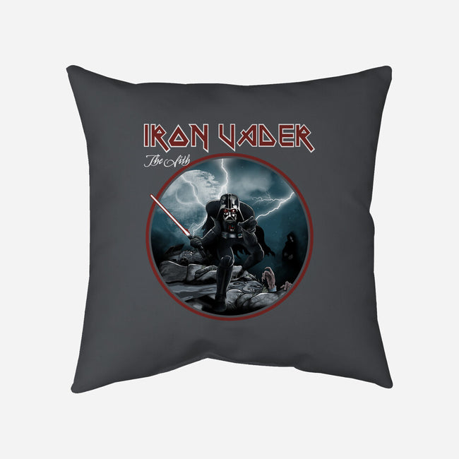 Iron Vader-None-Removable Cover-Throw Pillow-retrodivision