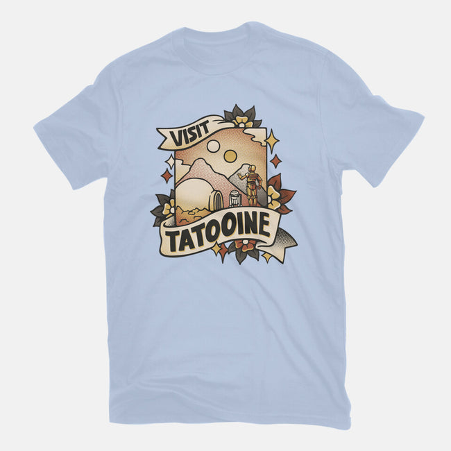 Visit Tatooine Tattoo-Womens-Basic-Tee-tobefonseca