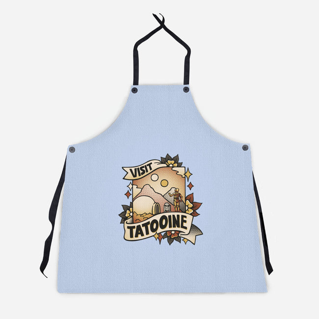 Visit Tatooine Tattoo-Unisex-Kitchen-Apron-tobefonseca