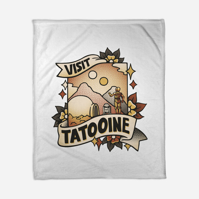 Visit Tatooine Tattoo-None-Fleece-Blanket-tobefonseca