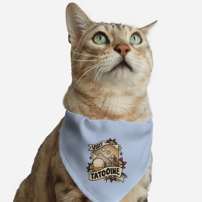 Visit Tatooine Tattoo-Cat-Adjustable-Pet Collar-tobefonseca