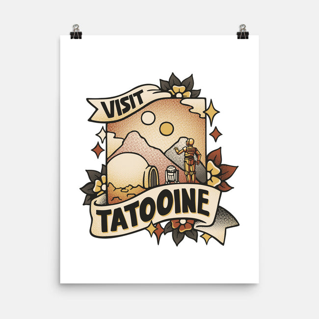 Visit Tatooine Tattoo-None-Matte-Poster-tobefonseca