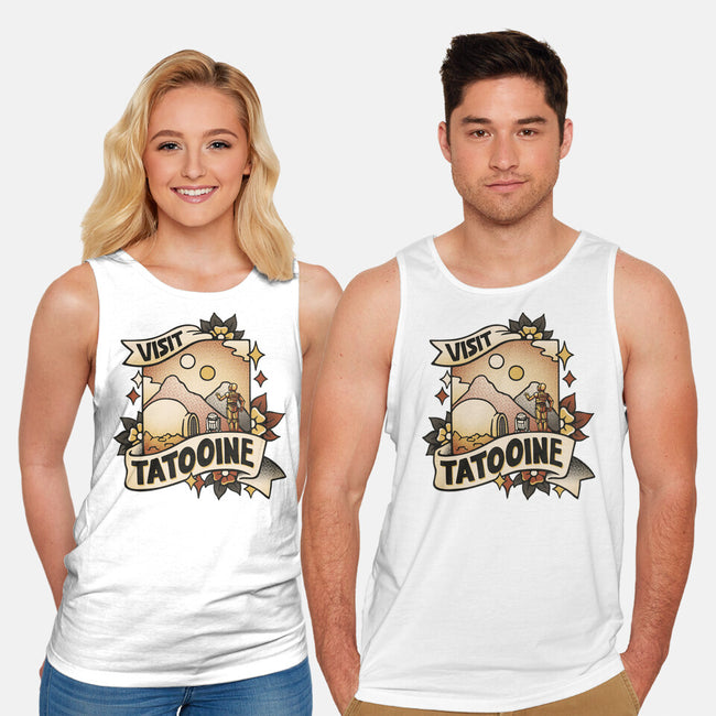 Visit Tatooine Tattoo-Unisex-Basic-Tank-tobefonseca