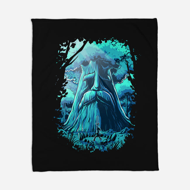 Hyrule Forest Hero-None-Fleece-Blanket-Diego Oliver