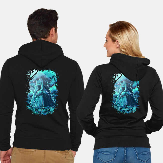 Hyrule Forest Hero-Unisex-Zip-Up-Sweatshirt-Diego Oliver