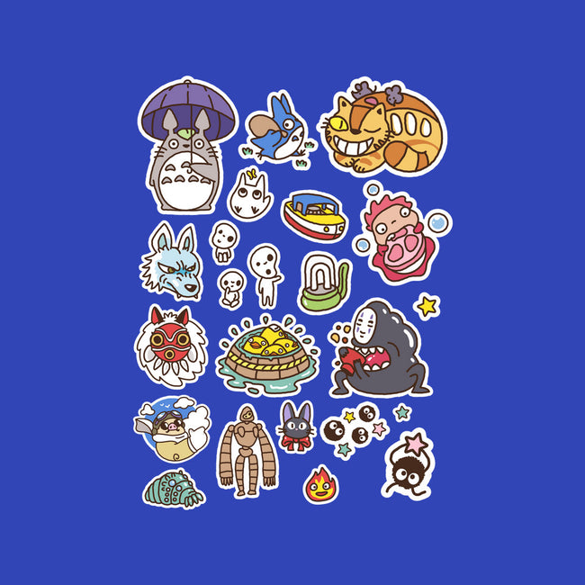 Ghibli Cuties-None-Glossy-Sticker-demonigote