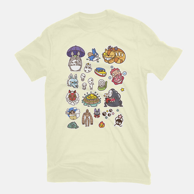 Ghibli Cuties-Mens-Premium-Tee-demonigote