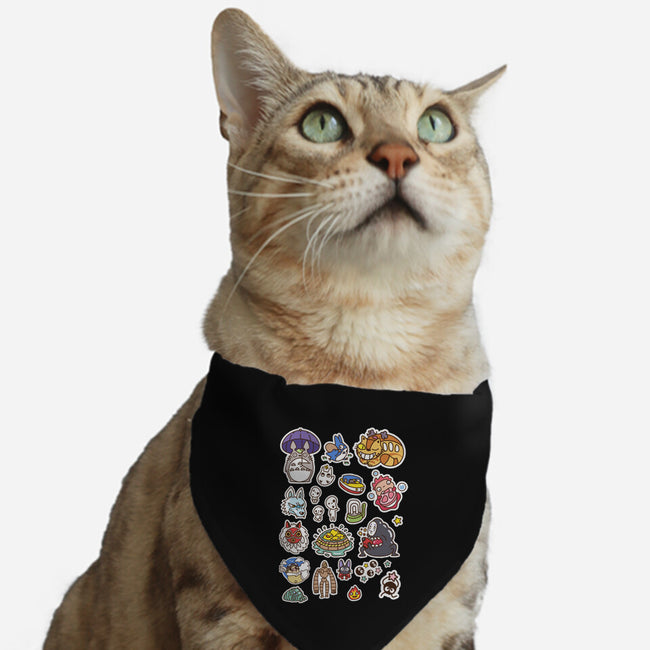 Ghibli Cuties-Cat-Adjustable-Pet Collar-demonigote