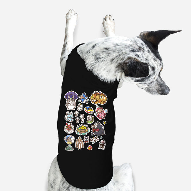 Ghibli Cuties-Dog-Basic-Pet Tank-demonigote