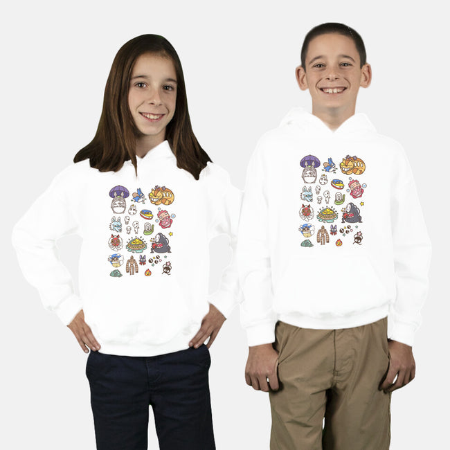 Ghibli Cuties-Youth-Pullover-Sweatshirt-demonigote