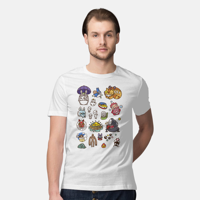 Ghibli Cuties-Mens-Premium-Tee-demonigote