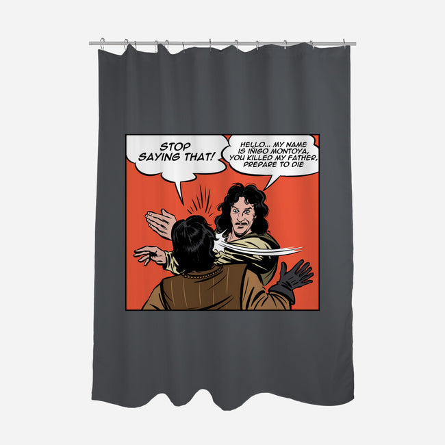 Montoya Slap-None-Polyester-Shower Curtain-zascanauta