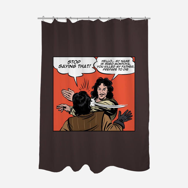 Montoya Slap-None-Polyester-Shower Curtain-zascanauta