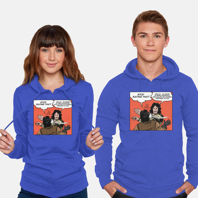 Montoya Slap-Unisex-Pullover-Sweatshirt-zascanauta