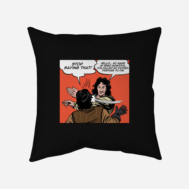 Montoya Slap-None-Removable Cover-Throw Pillow-zascanauta