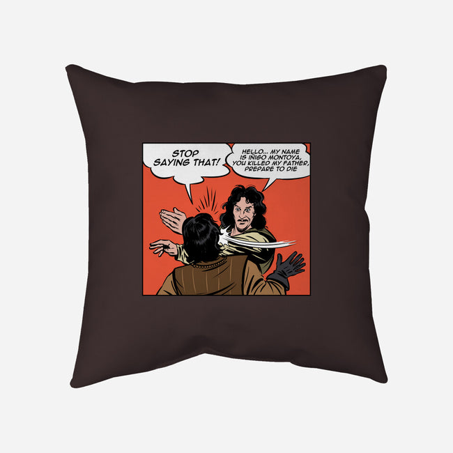 Montoya Slap-None-Removable Cover-Throw Pillow-zascanauta