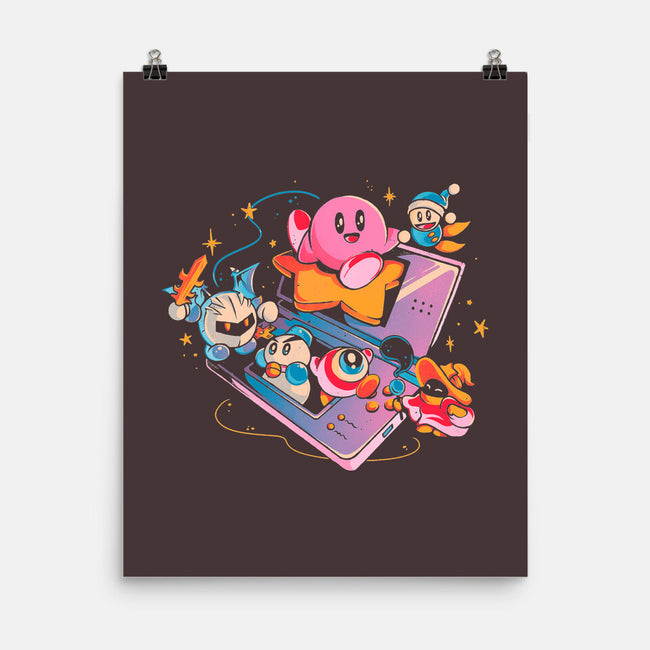 Pink Blob Game-None-Matte-Poster-Arigatees