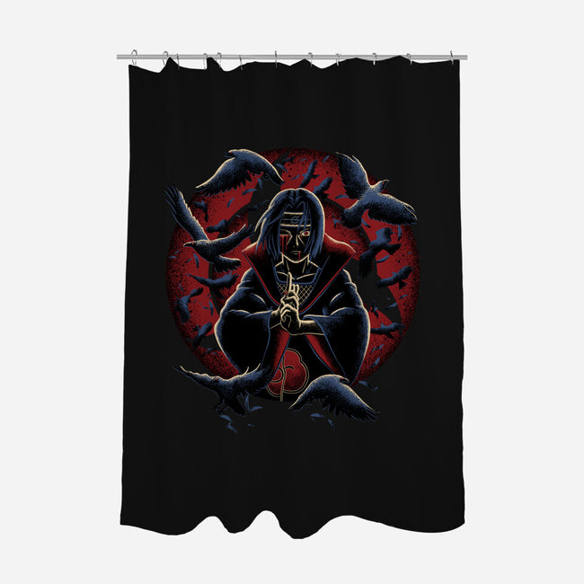 Wheel Eye Ninja-None-Polyester-Shower Curtain-rmatix