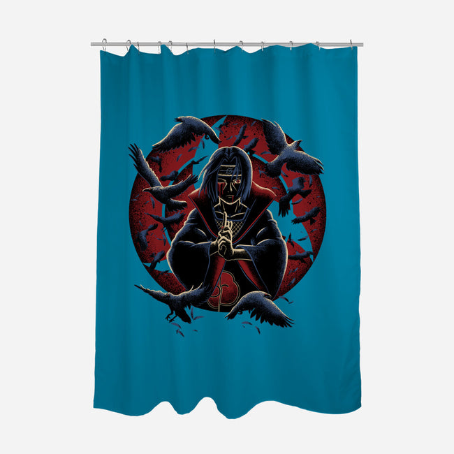 Wheel Eye Ninja-None-Polyester-Shower Curtain-rmatix