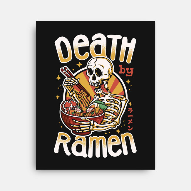 Death By Ramen-None-Stretched-Canvas-Olipop