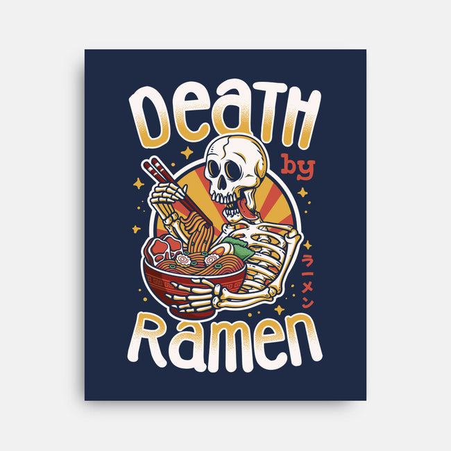 Death By Ramen-None-Stretched-Canvas-Olipop