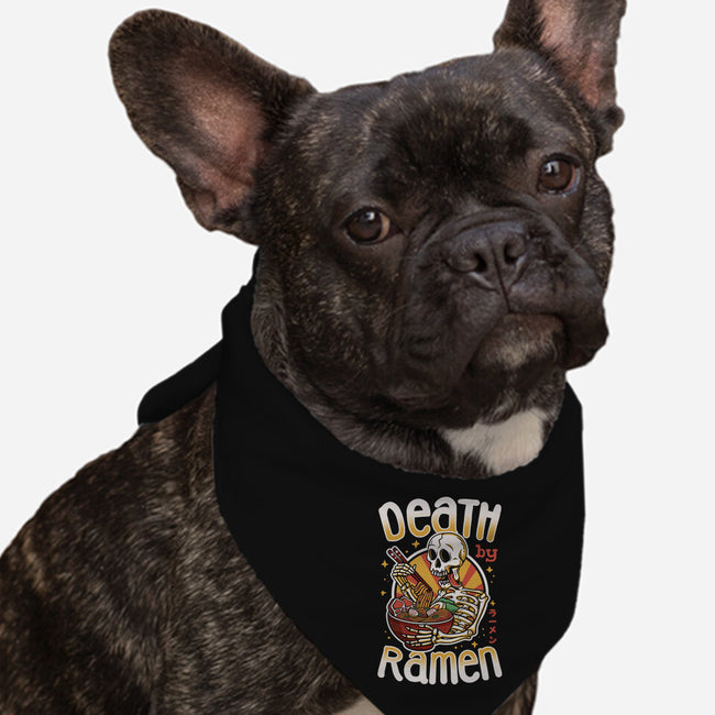 Death By Ramen-Dog-Bandana-Pet Collar-Olipop