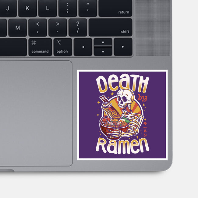 Death By Ramen-None-Glossy-Sticker-Olipop