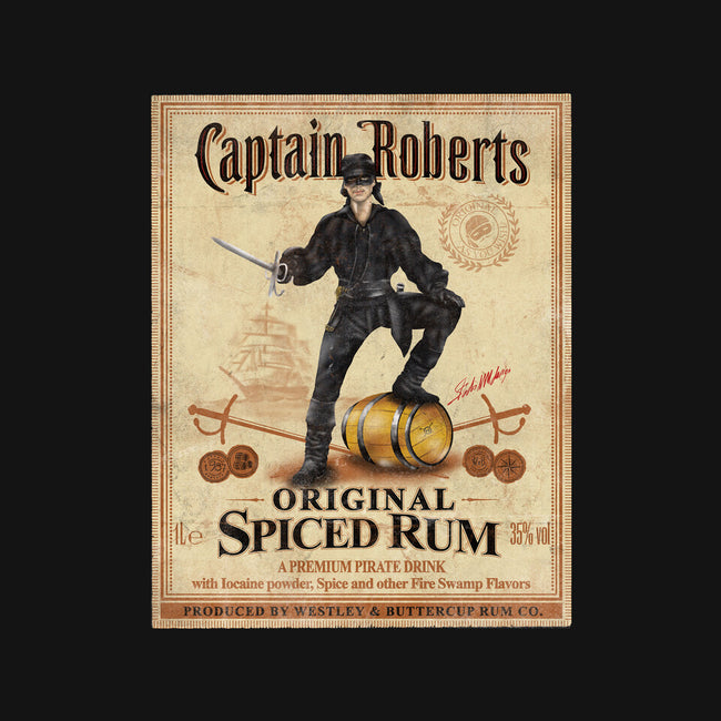 Captain Roberts Spiced Rum-Womens-Off Shoulder-Sweatshirt-NMdesign