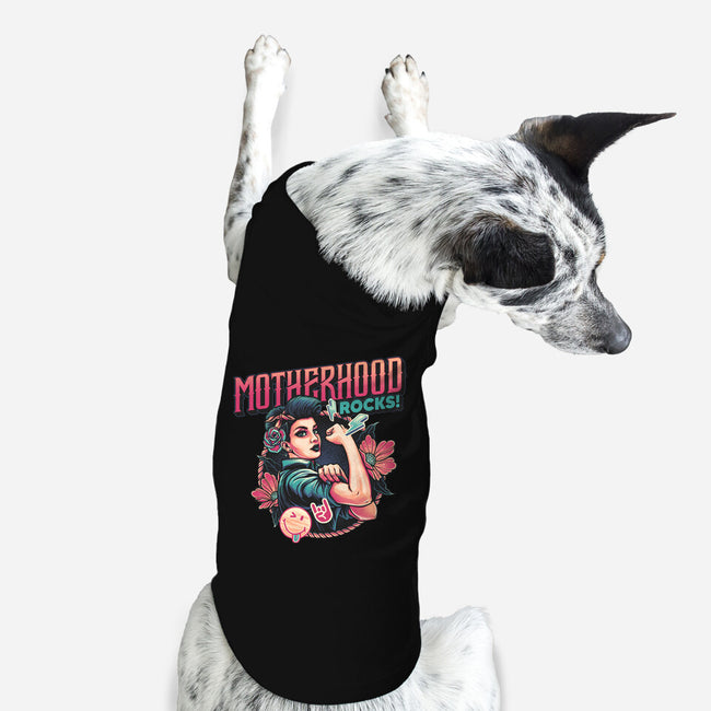 Motherhood Rocks-Dog-Basic-Pet Tank-momma_gorilla