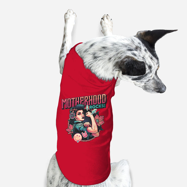 Motherhood Rocks-Dog-Basic-Pet Tank-momma_gorilla