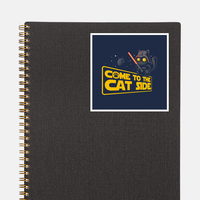 Come To The Cat Side-None-Glossy-Sticker-erion_designs