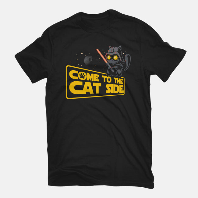 Come To The Cat Side-Unisex-Basic-Tee-erion_designs