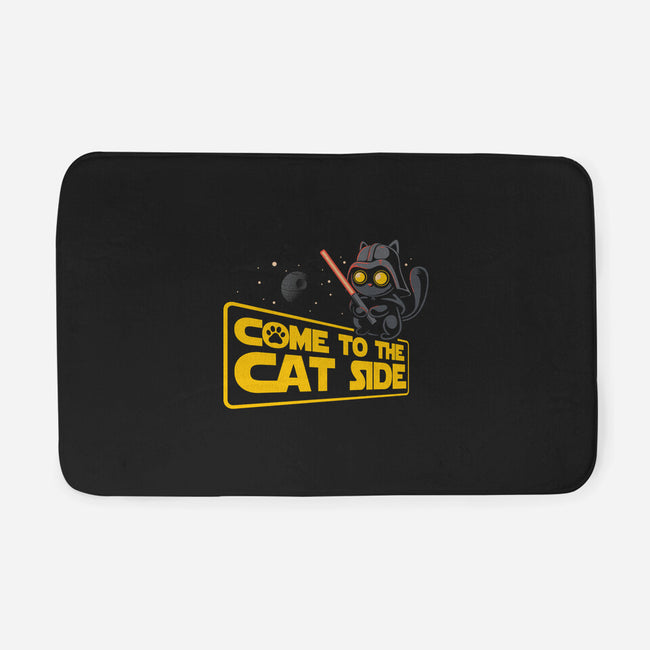 Come To The Cat Side-None-Memory Foam-Bath Mat-erion_designs