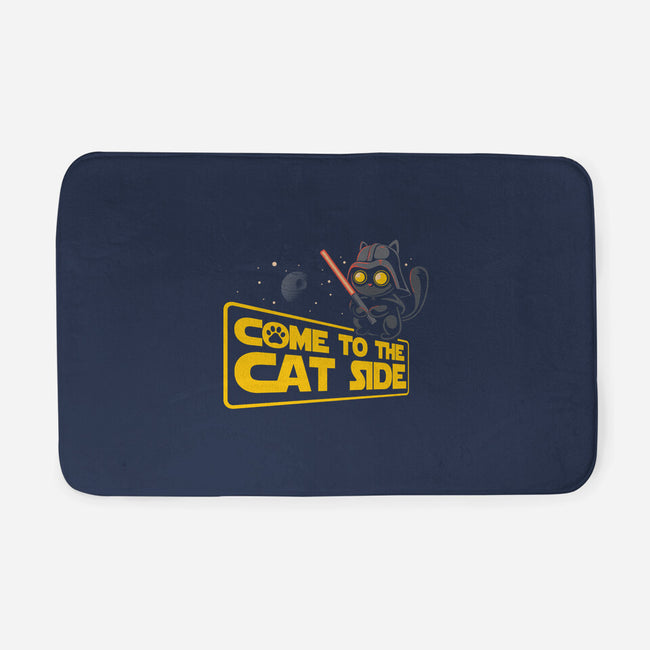 Come To The Cat Side-None-Memory Foam-Bath Mat-erion_designs