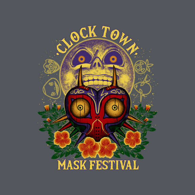 Clock Town Mask Festival-None-Removable Cover-Throw Pillow-rmatix