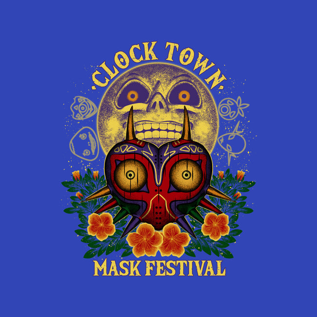 Clock Town Mask Festival-None-Removable Cover-Throw Pillow-rmatix