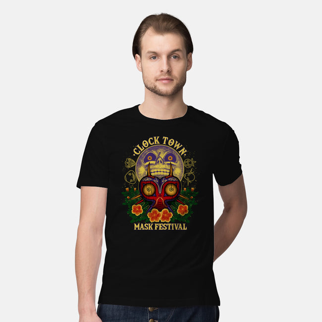 Clock Town Mask Festival-Mens-Premium-Tee-rmatix